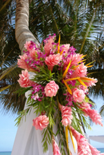 tropical wedding flowers